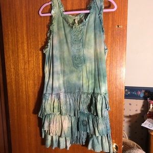 Vintage upcycled boho hippie gypsy tunic size S/M